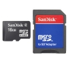 SanDisk MicroSD 16GB with Adapter Memory Card